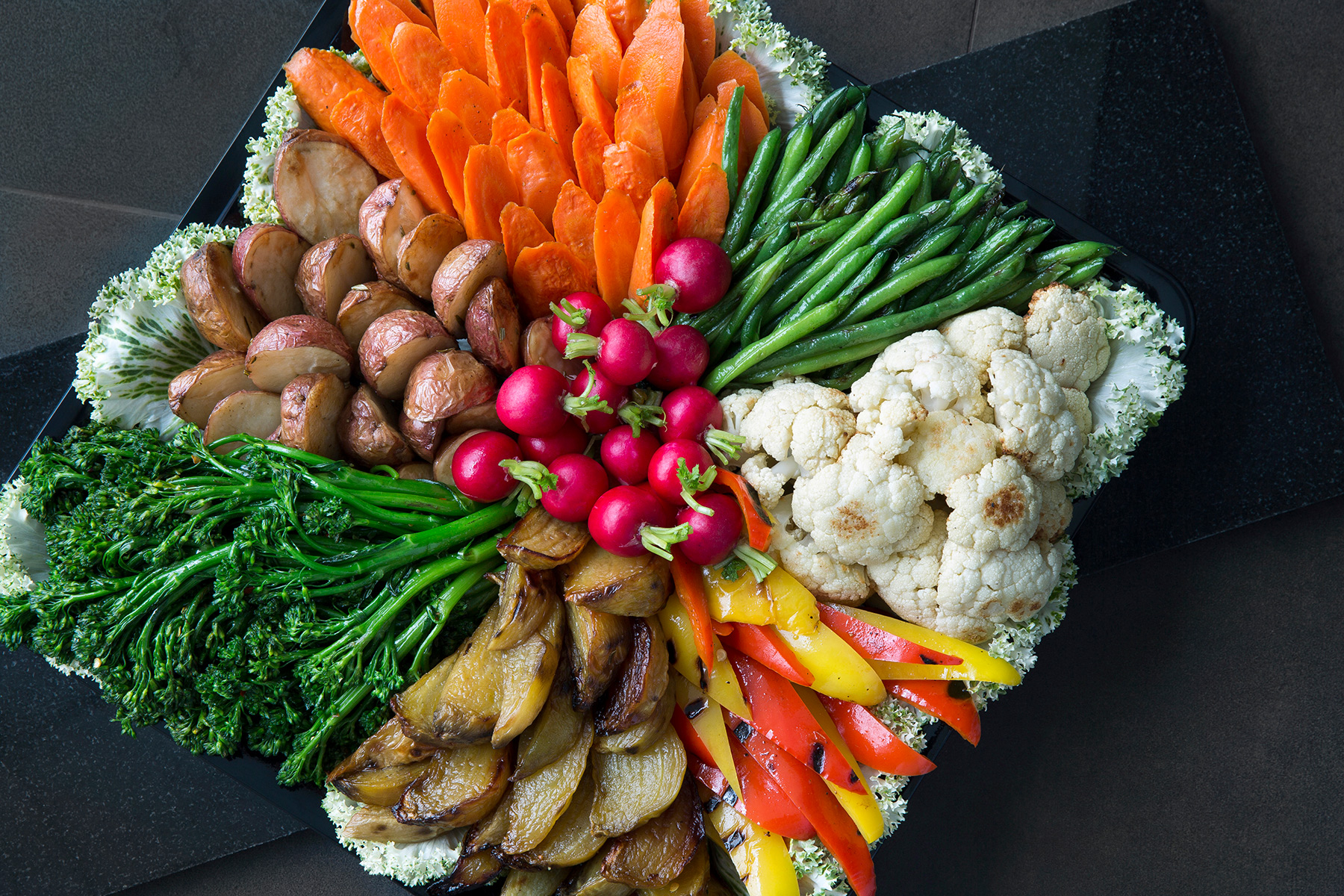Roasted Seasonal Vegetables Platter